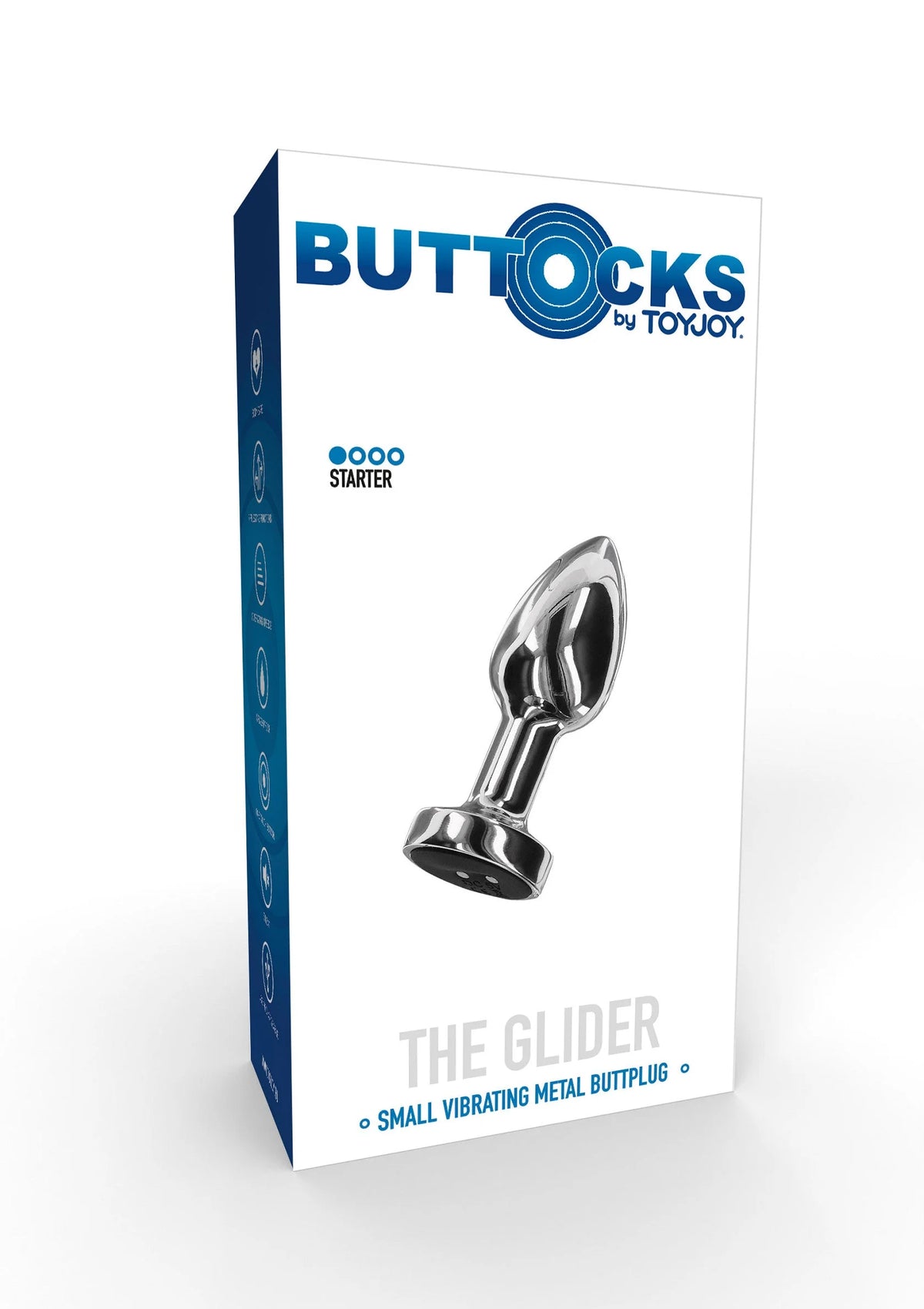 Bestel: Buttocks The Glider Vibrating Plug Small Buttplug S by ToyJoy - bij Happytoys.nl, happytoys.be, Happytoys.ae: erotische sex webshop | liever Happy dan Easy âââââ
