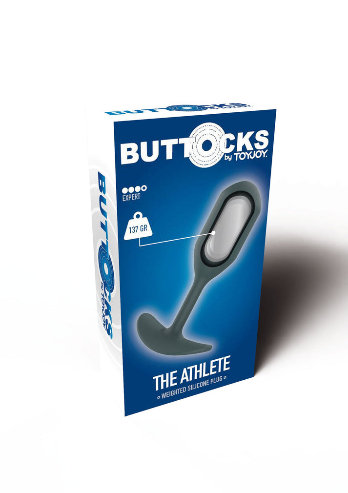 Bestel: The Athlete Weighted Plug by ToyJoy Buttocks - bij Happytoys.nl, happytoys.be, Happytoys.ae: erotische sex webshop | liever Happy dan Easy âââââ