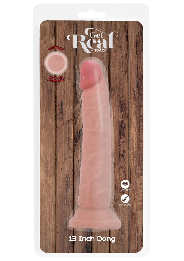 Bestel: Deluxe Dual Density Dong TPE 33 cm by ToyJoy Get Real - bij Happytoys.nl, happytoys.be, Happytoys.ae: erotische sex webshop | liever Happy dan Easy âââââ