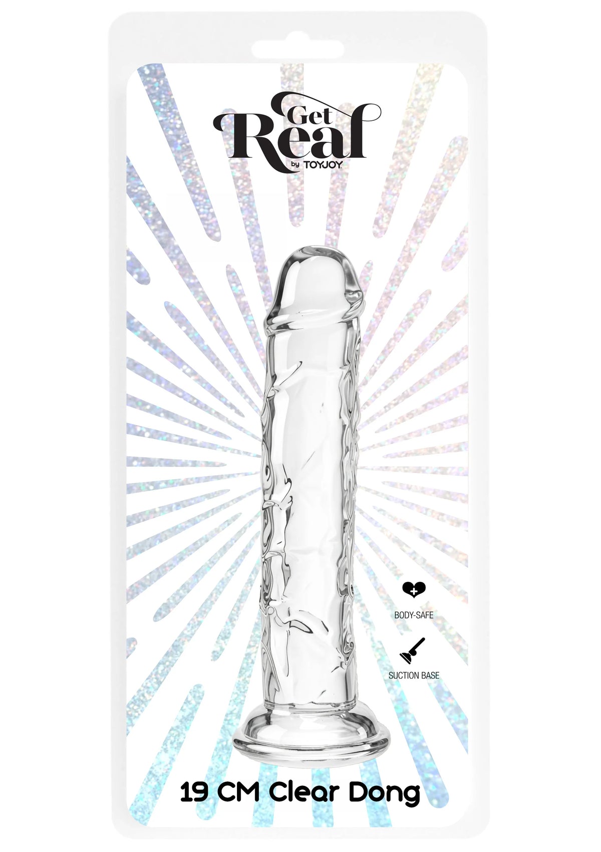 Bestel: Get Real Clear Dong 7.5' by ToyJoy - bij Happytoys.nl, happytoys.be, Happytoys.ae: erotische sex webshop | liever Happy dan Easy âââââ