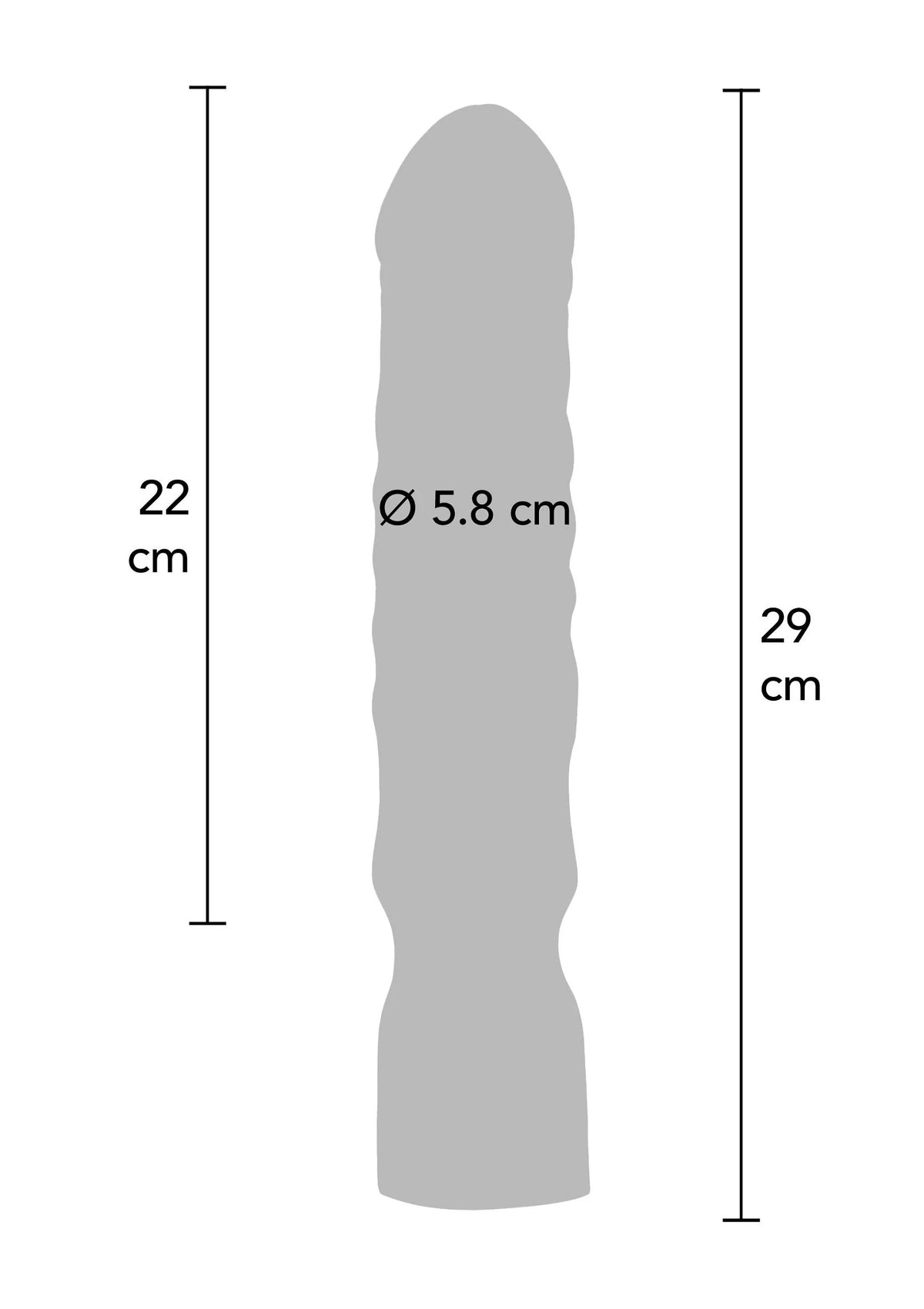 Bestel: Dong Big Boy PVC 29 cm - bij Happytoys.nl, happytoys.be, Happytoys.ae: erotische sex webshop | liever Happy dan Easy âââââ