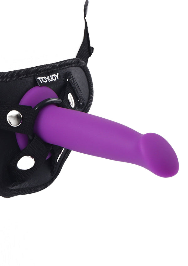 Bestel: Harness Dong Goodhead Silicone 16 cm by ToyJoy Get Real - bij Happytoys.nl, happytoys.be, Happytoys.ae: erotische sex webshop | liever Happy dan Easy âââââ