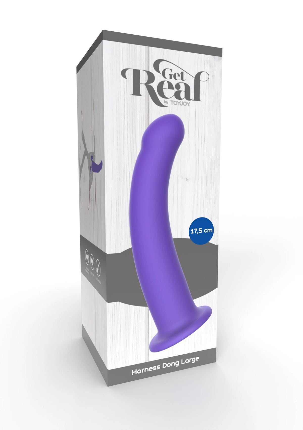 Bestel: Get Real Harness Dong L by ToyJoy - bij Happytoys.nl, happytoys.be, Happytoys.ae: erotische sex webshop | liever Happy dan Easy ⭐⭐⭐⭐⭐