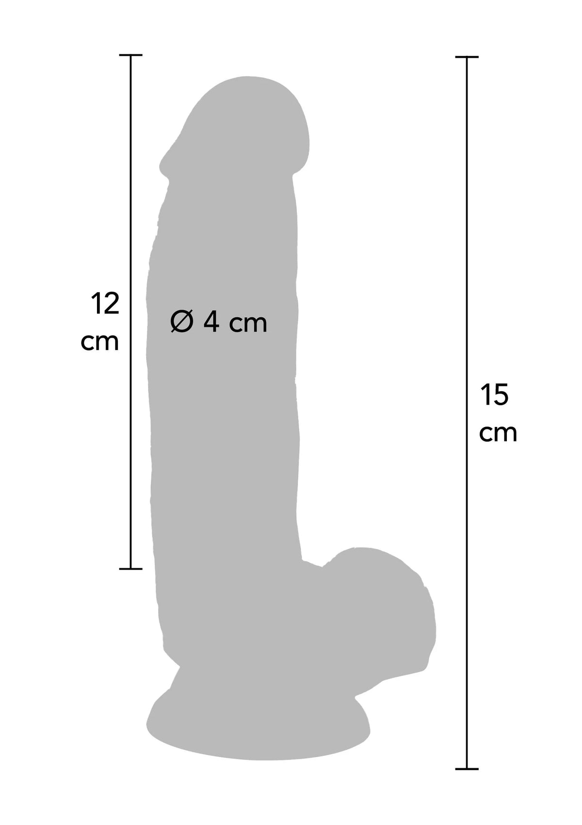 Bestel: Dildo PVC 15 cm Skin by ToyJoy - bij Happytoys.nl, happytoys.be, Happytoys.ae: erotische sex webshop | liever Happy dan Easy âââââ