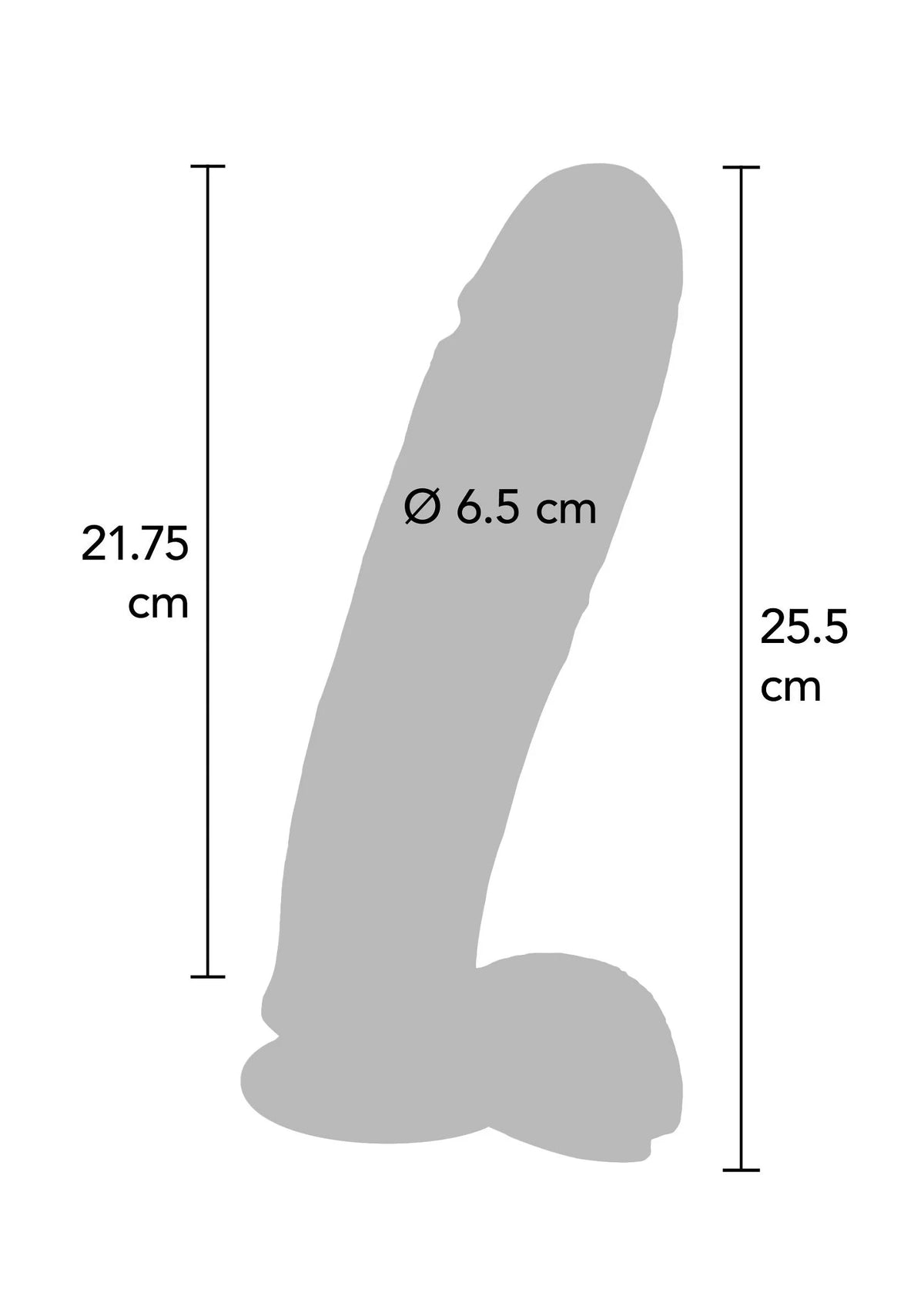 Bestel: Dildo PVC 25.5 cm byToyJoy Get Real - bij Happytoys.nl, happytoys.be, Happytoys.ae: erotische sex webshop | liever Happy dan Easy âââââ