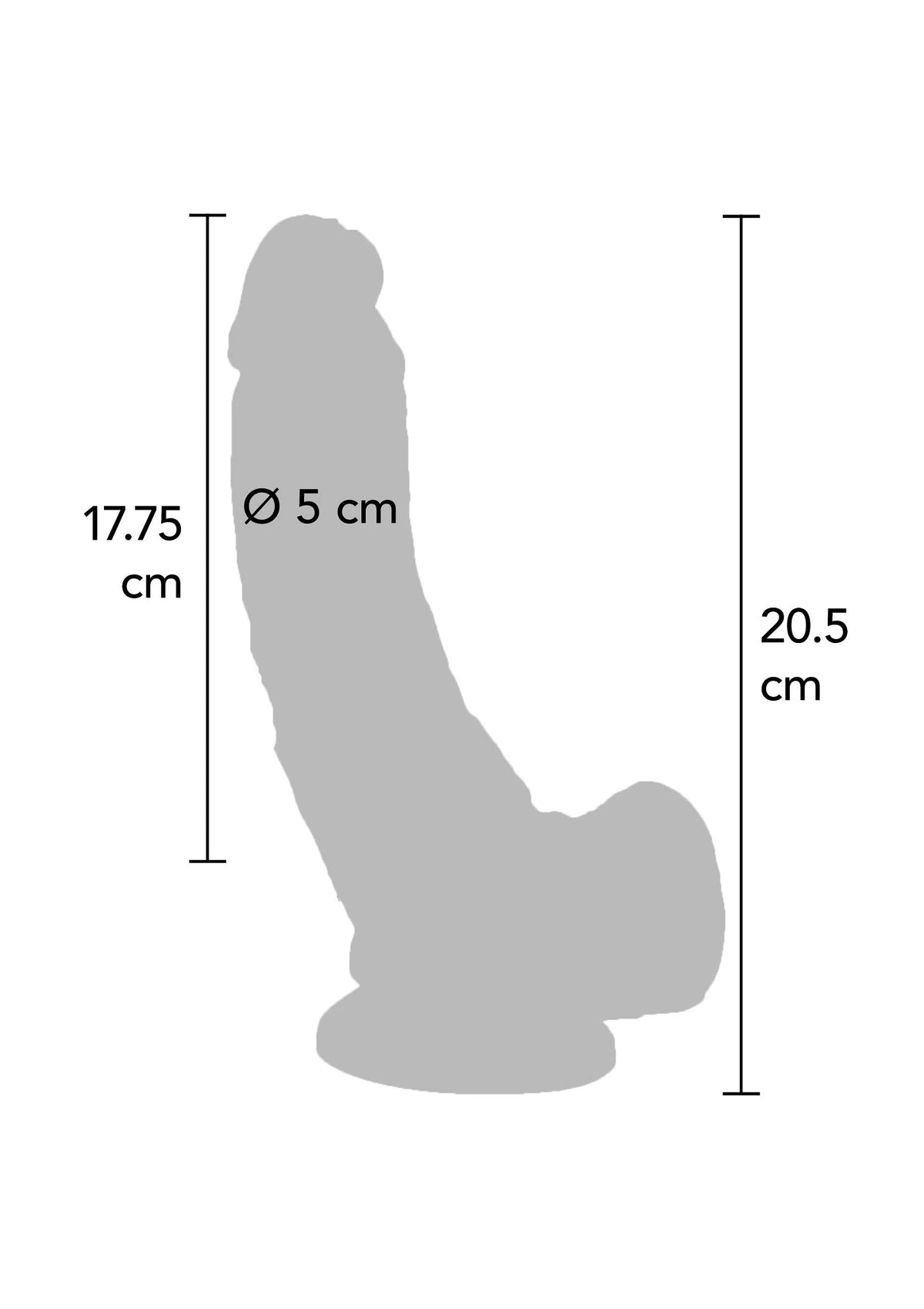 Bestel: Get Real Dildo 8' with Balls Vibrator by ToyJoy - bij Happytoys.nl, happytoys.be, Happytoys.ae: erotische sex webshop | liever Happy dan Easy ⭐⭐⭐⭐⭐