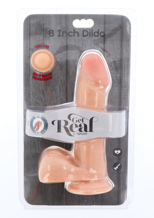 Bestel: Dual Density Dildo TPE 20 cm by ToyJoy Get Real - bij Happytoys.nl, happytoys.be, Happytoys.ae: erotische sex webshop | liever Happy dan Easy ⭐⭐⭐⭐⭐