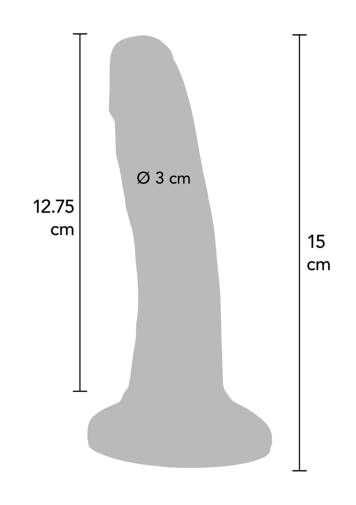 Bestel: Happy Dicks Dong PVC 15 cm - bij Happytoys.nl, happytoys.be, Happytoys.ae: erotische sex webshop | liever Happy dan Easy âââââ