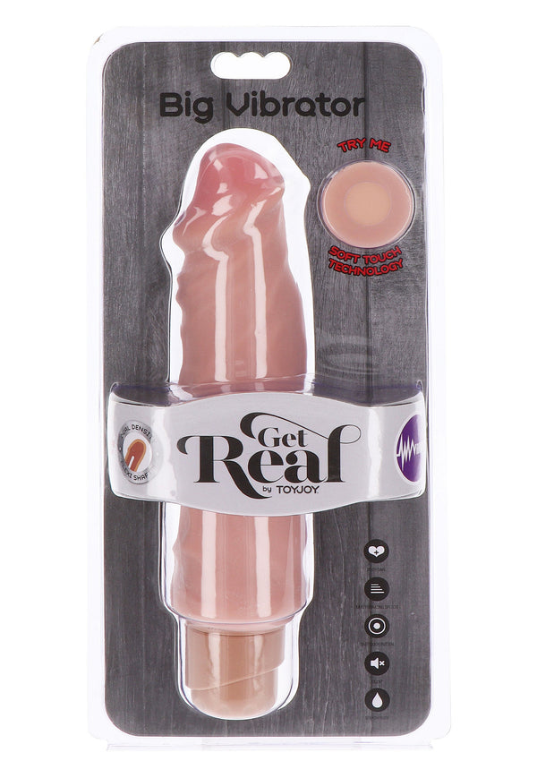 Bestel: Dual Density Vibrator TPE 23 cm by ToyJoy Get Real - bij Happytoys.nl, happytoys.be, Happytoys.ae: erotische sex webshop | liever Happy dan Easy âââââ
