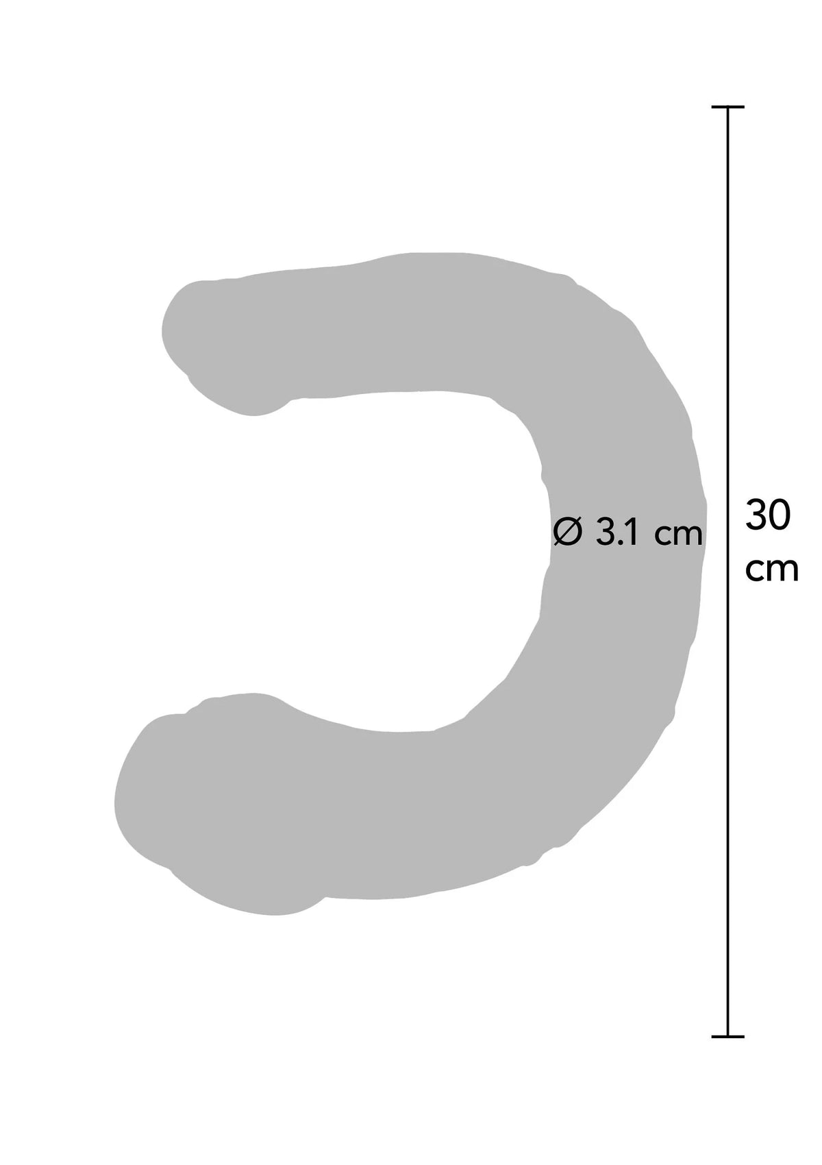 Bestel: Double Dong Realistic Mini Silicone - bij Happytoys.nl, happytoys.be, Happytoys.ae: erotische sex webshop | liever Happy dan Easy ⭐⭐⭐⭐⭐
