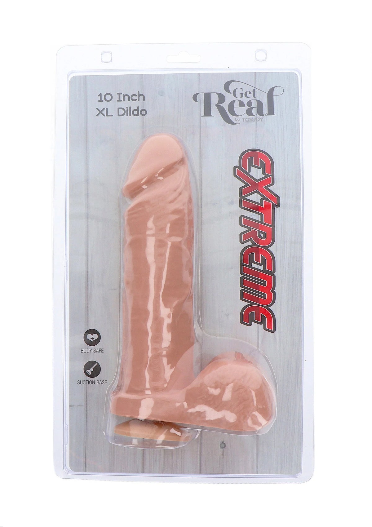 Bestel: Get Real Extreme XL Dildo 10' by ToyJoy - bij Happytoys.nl, happytoys.be, Happytoys.ae: erotische sex webshop | liever Happy dan Easy âââââ