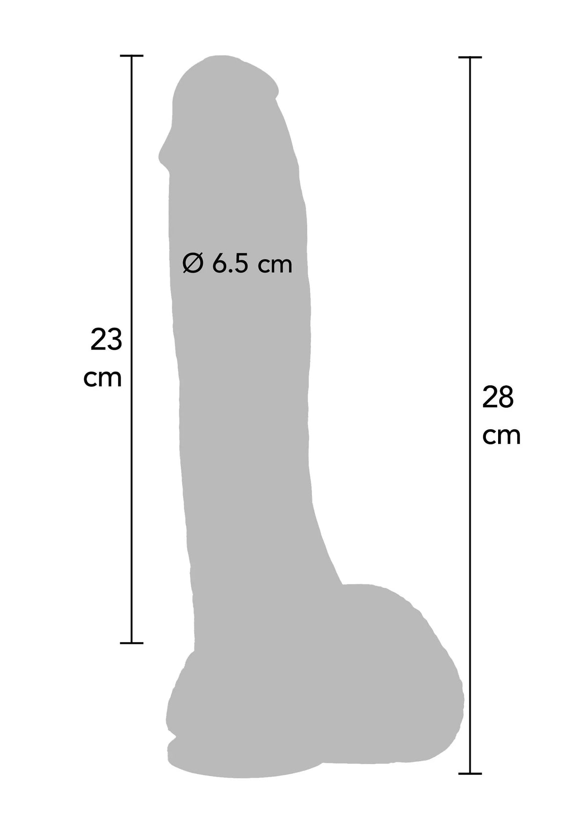 Bestel: Extreme XXL Dildo PVC 28 cm - bij Happytoys.nl, happytoys.be, Happytoys.ae: erotische sex webshop | liever Happy dan Easy âââââ
