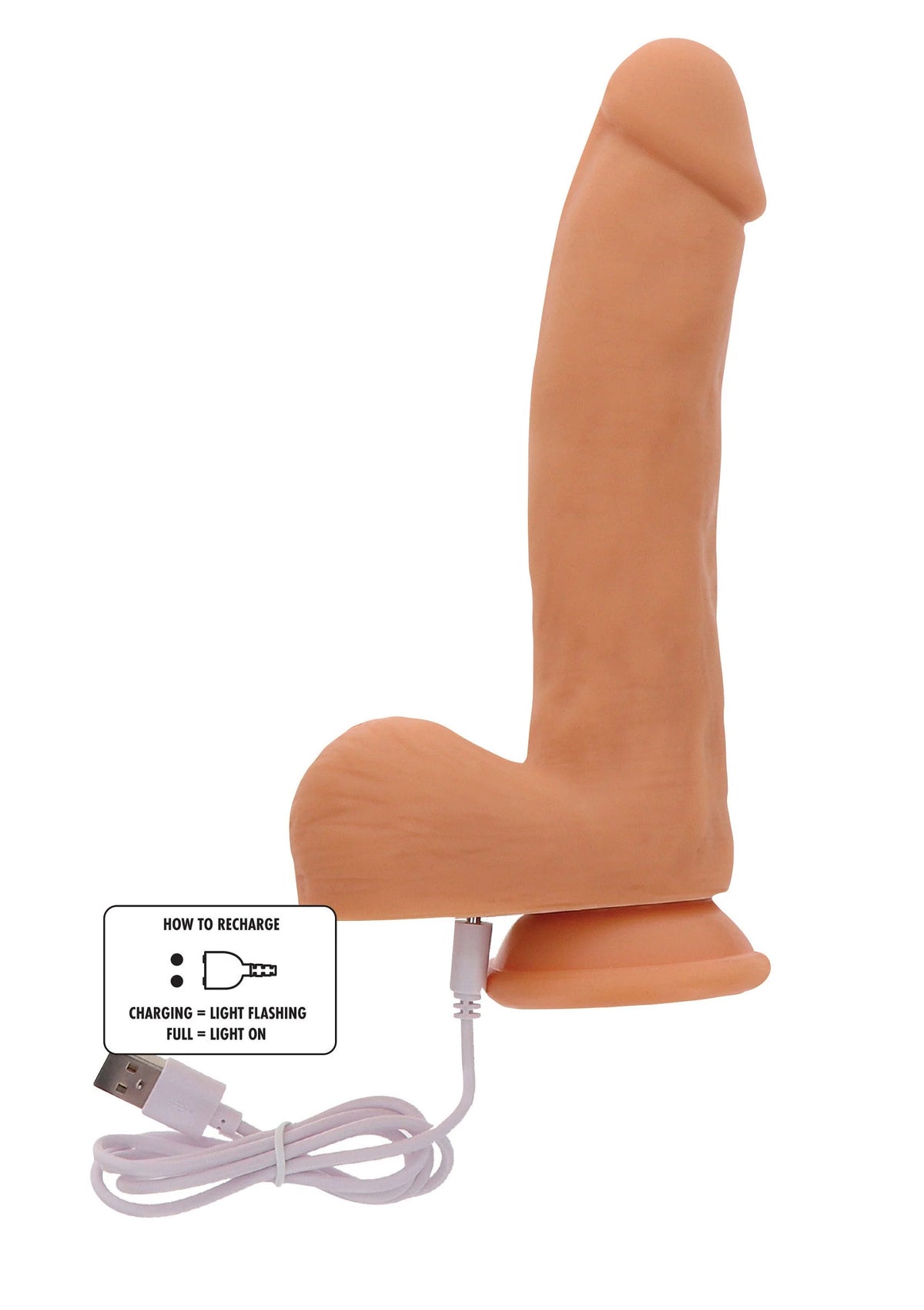 Bestel: Naked Thrusting Dildo Silicone 19.5 cm by ToyJoy - bij Happytoys.nl, happytoys.be, Happytoys.ae: erotische sex webshop | liever Happy dan Easy âââââ