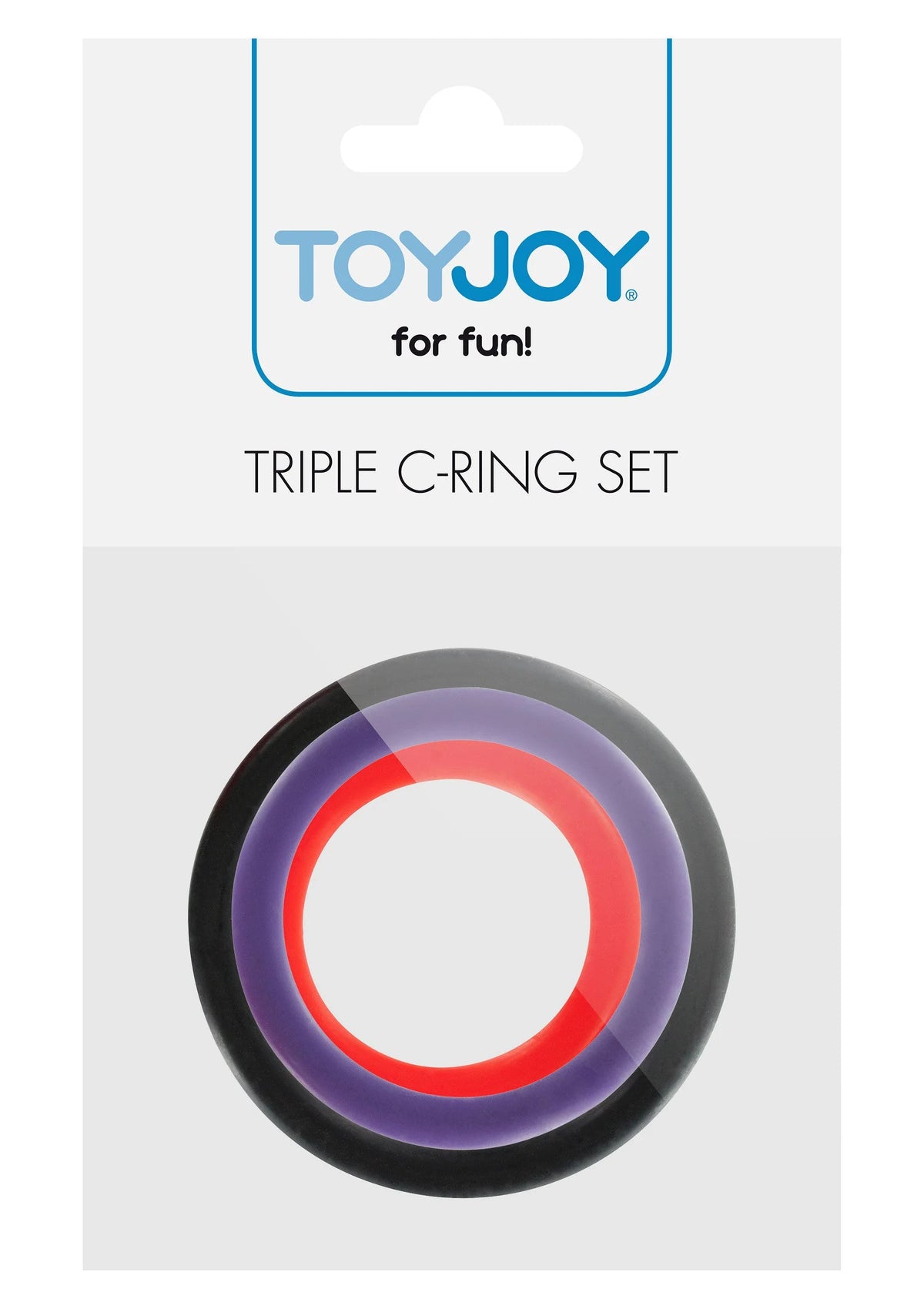 Bestel: Basics Triple Rings Multicolor 3pcs by ToyJoy - bij Happytoys.nl, happytoys.be, Happytoys.ae: erotische sex webshop | liever Happy dan Easy ⭐⭐⭐⭐⭐