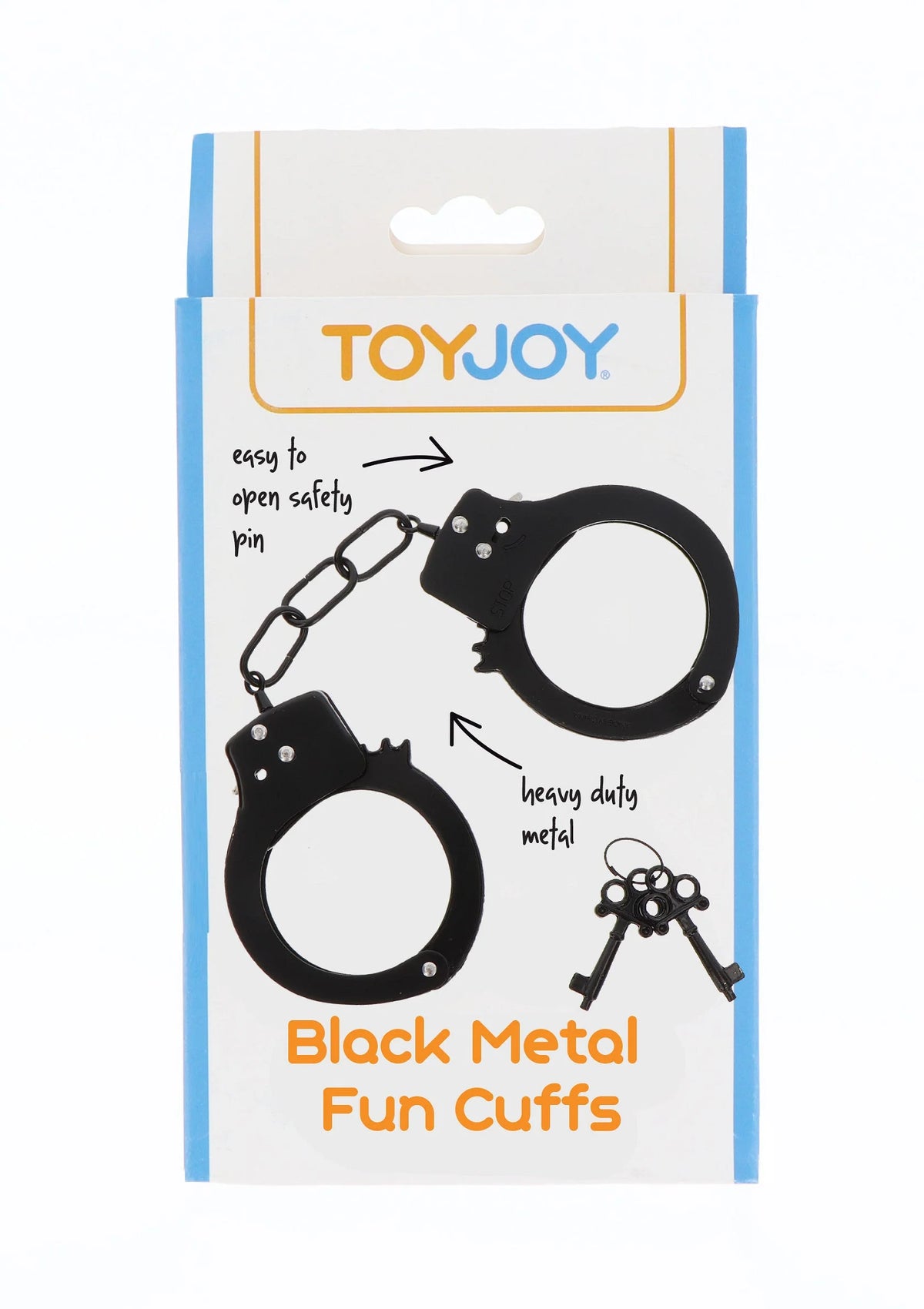 Bestel: Metal Handcuffs by ToyJoy - bij Happytoys.nl, happytoys.be, Happytoys.ae: erotische sex webshop | liever Happy dan Easy ⭐⭐⭐⭐⭐