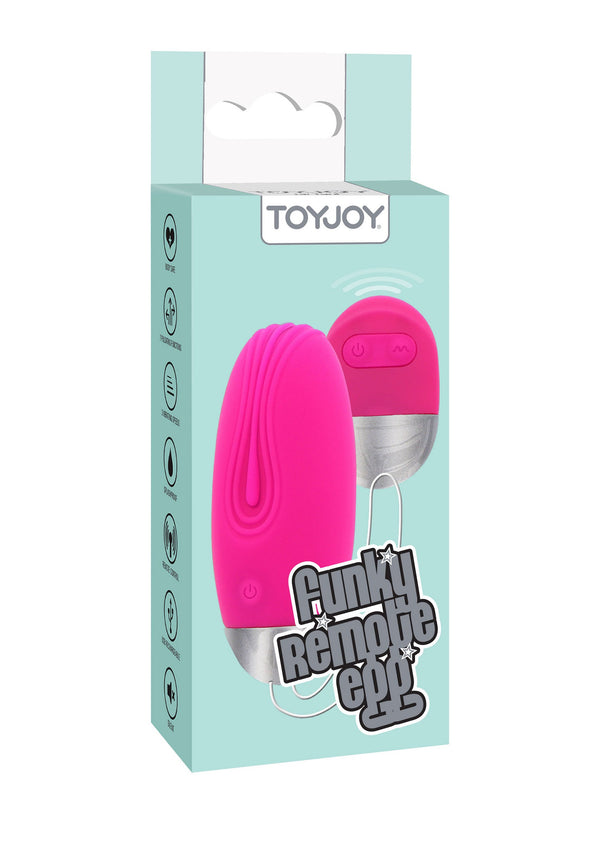 Bestel: Funky Remote Egg by Toy Joy Funky Fun Toys - bij Happytoys.nl, happytoys.be, Happytoys.ae: erotische sex webshop | liever Happy dan Easy ⭐⭐⭐⭐⭐