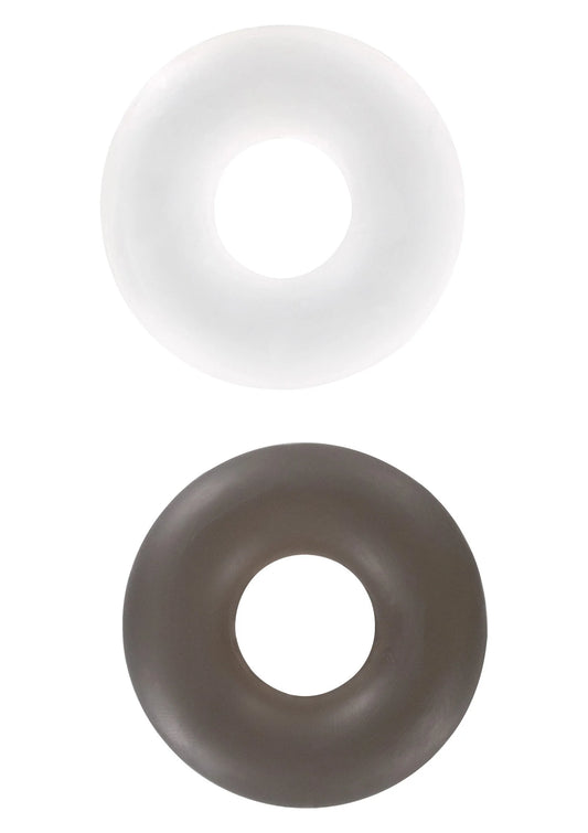 Bestel: Manpower Stud Rings 2pcs by ToyJoy - bij Happytoys: de erotische sex webshop | liever Happy dan Easy ⭐⭐⭐⭐⭐ - Clear - 10464 - CLEAR