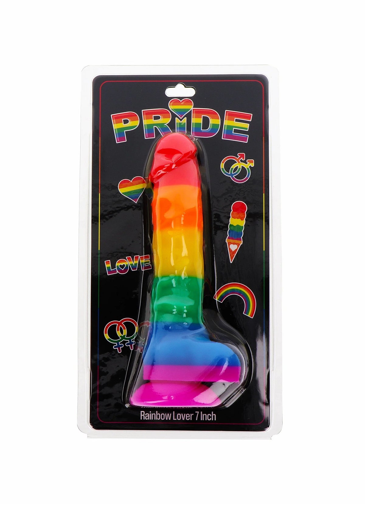 Bestel: Rainbow Lover Dildo 18 cm - bij Happytoys.nl, happytoys.be, Happytoys.ae: erotische sex webshop | liever Happy dan Easy âââââ