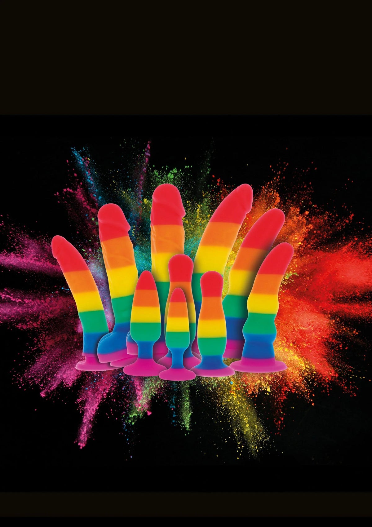 Bestel: Rainbow Lover Dildo 18 cm - bij Happytoys.nl, happytoys.be, Happytoys.ae: erotische sex webshop | liever Happy dan Easy âââââ