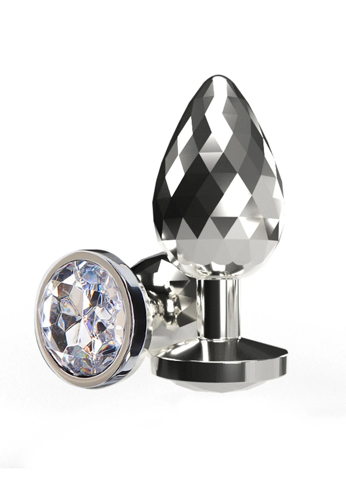 Bestel: Disco Diamond butt Plug Small by ToyJoy Anal Play - bij Happytoys.nl, happytoys.be, Happytoys.ae: erotische sex webshop | liever Happy dan Easy âââââ - Default Title - 10597 - SILVER