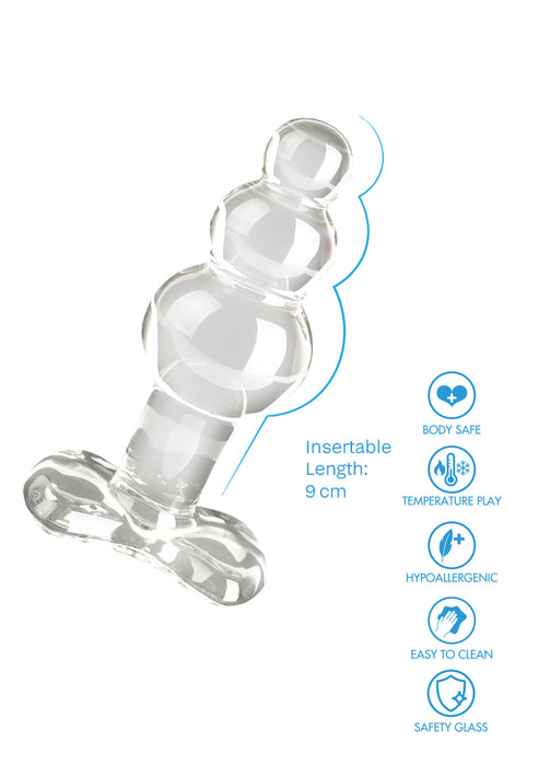 Bestel: Crystal Anal Jewel by Toy Joy Glass Worxx - bij Happytoys.nl, happytoys.be, Happytoys.ae: erotische sex webshop | liever Happy dan Easy ⭐⭐⭐⭐⭐