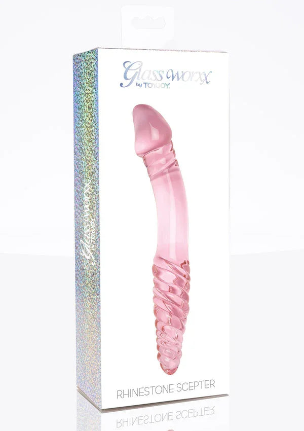 Bestel: Dual - Ended Rhinestone Wand by GlassWorxx - bij Happytoys.nl, happytoys.be, Happytoys.ae: erotische sex webshop | liever Happy dan Easy âââââ
