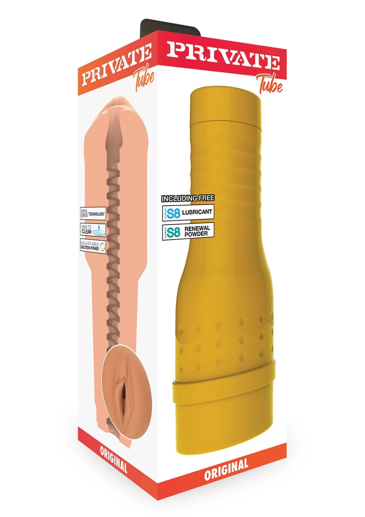 Bestel: Original Tube Masturbator by Private - bij Happytoys.nl, happytoys.be, Happytoys.ae: erotische sex webshop | liever Happy dan Easy ⭐⭐⭐⭐⭐