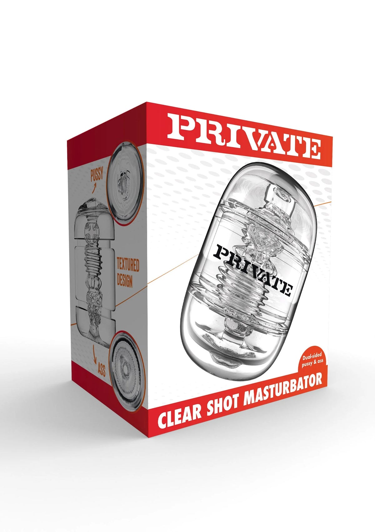 Bestel: Clear Shot Pussy & Ass by Private - bij Happytoys.nl, happytoys.be, Happytoys.ae: erotische sex webshop | liever Happy dan Easy ⭐⭐⭐⭐⭐