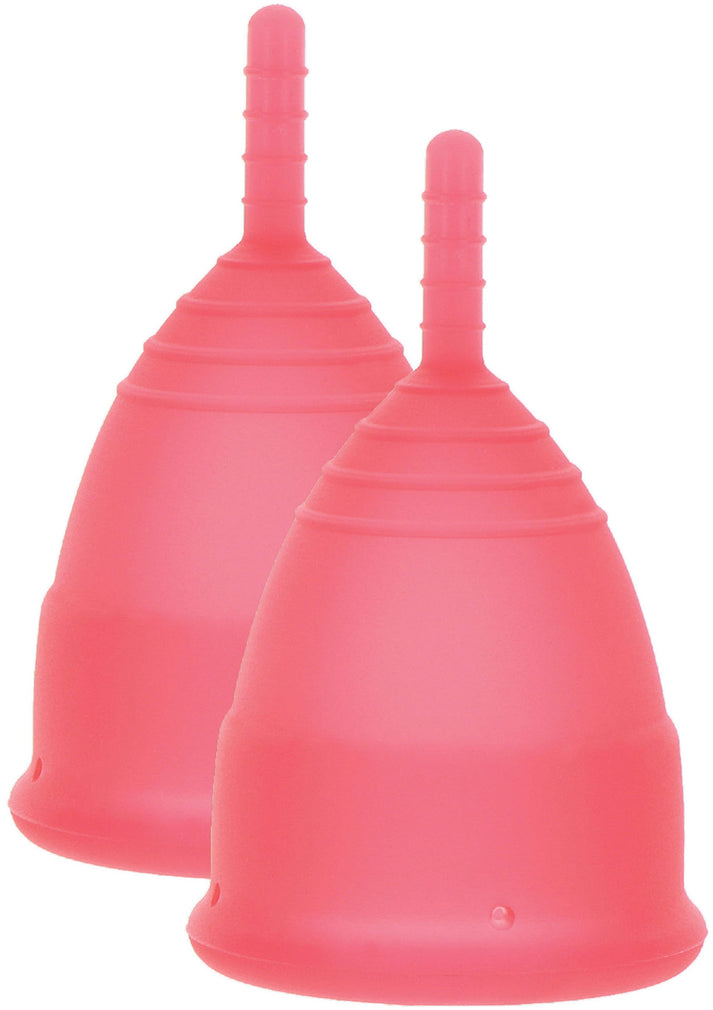 Bestel: Menstrual Cups Large - bij Happytoys.nl, happytoys.be, Happytoys.ae: erotische sex webshop | liever Happy dan Easy ⭐⭐⭐⭐⭐ - Default Title - 10952 - RED - L