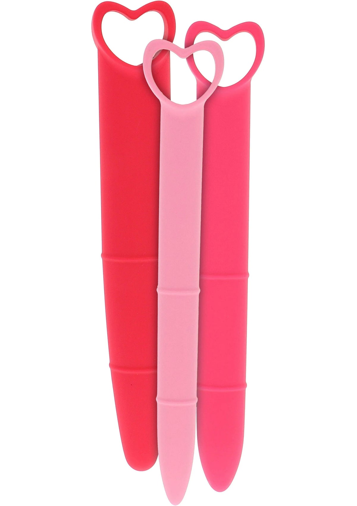 Bestel: Intimate Health by Mae B Silicone Vaginal Dilators 3pcs - bij Happytoys.nl, happytoys.be, Happytoys.ae: erotische sex webshop | liever Happy dan Easy ⭐⭐⭐⭐⭐ - Default Title - 10956 - PINK