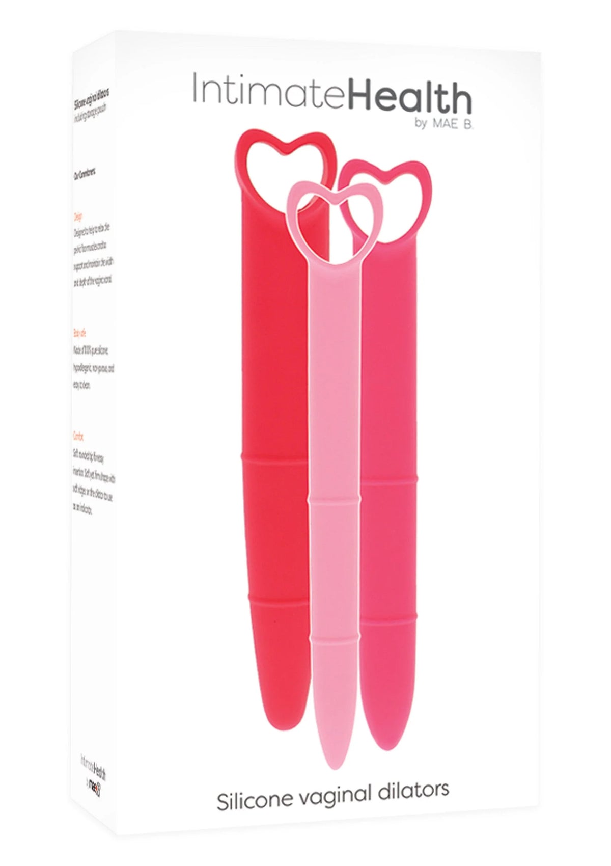 Bestel: Intimate Health by Mae B Silicone Vaginal Dilators 3pcs - bij Happytoys.nl, happytoys.be, Happytoys.ae: erotische sex webshop | liever Happy dan Easy ⭐⭐⭐⭐⭐
