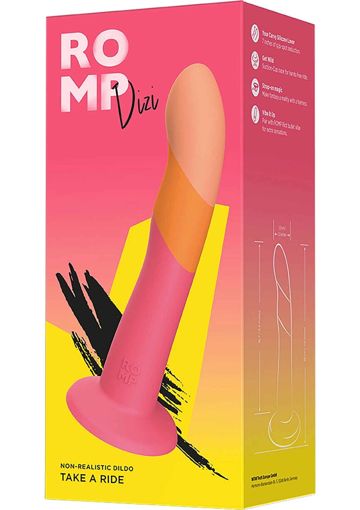 Bestel: Riot Mini Vibrator by Romp - bij Happytoys.nl, happytoys.be, Happytoys.ae: erotische sex webshop | liever Happy dan Easy ⭐⭐⭐⭐⭐