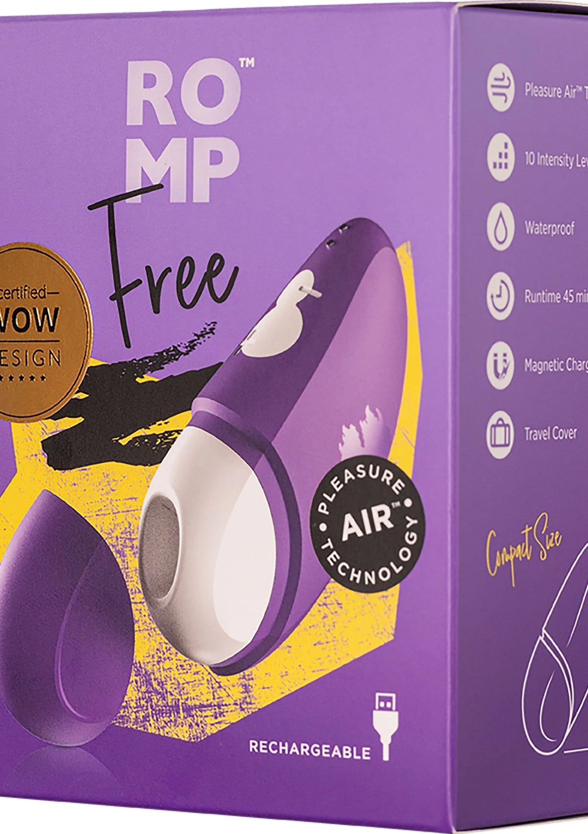 Bestel: Free Airpressure Vibrator by Romp - bij Happytoys.nl, happytoys.be, Happytoys.ae: erotische sex webshop | liever Happy dan Easy ⭐⭐⭐⭐⭐