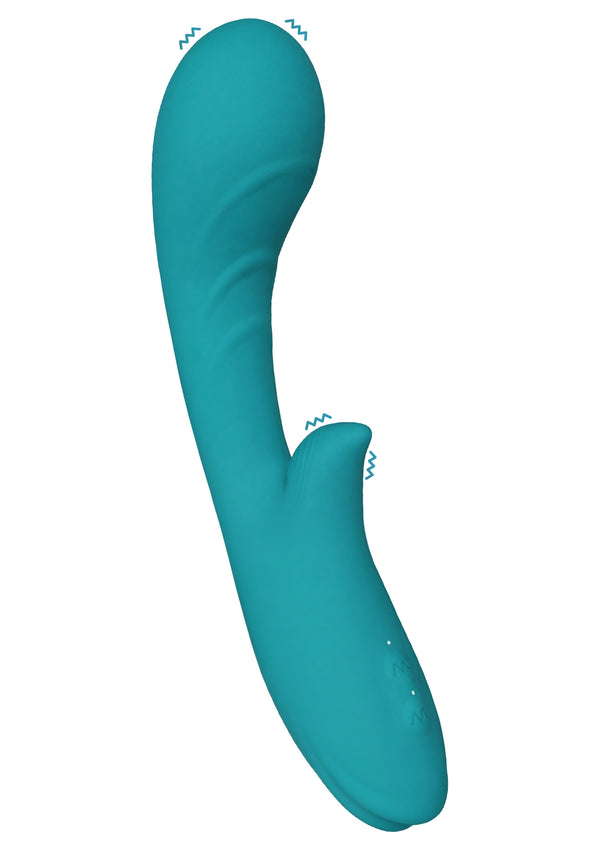 Bestel: The Gaia Rumbling G - spot Vibrator by ToyJoy Fame - bij Happytoys.nl, happytoys.be, Happytoys.ae: erotische sex webshop | liever Happy dan Easy âââââ - Default Title - 11057 - GREEN