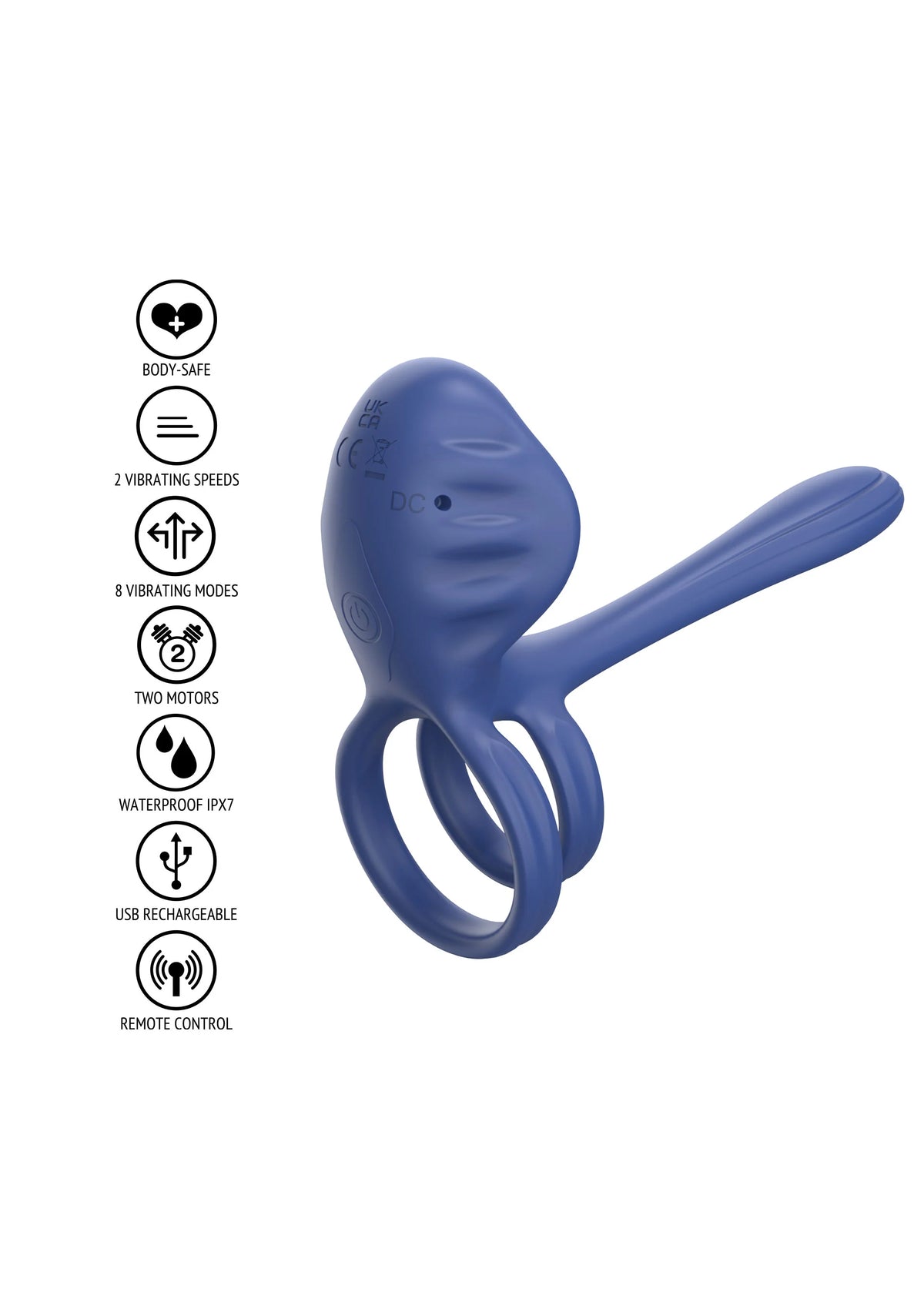 Bestel: Couples Slimline Vibrator Ring by Xocoon - bij Happytoys.nl, happytoys.be, Happytoys.ae: erotische sex webshop | liever Happy dan Easy ⭐⭐⭐⭐⭐