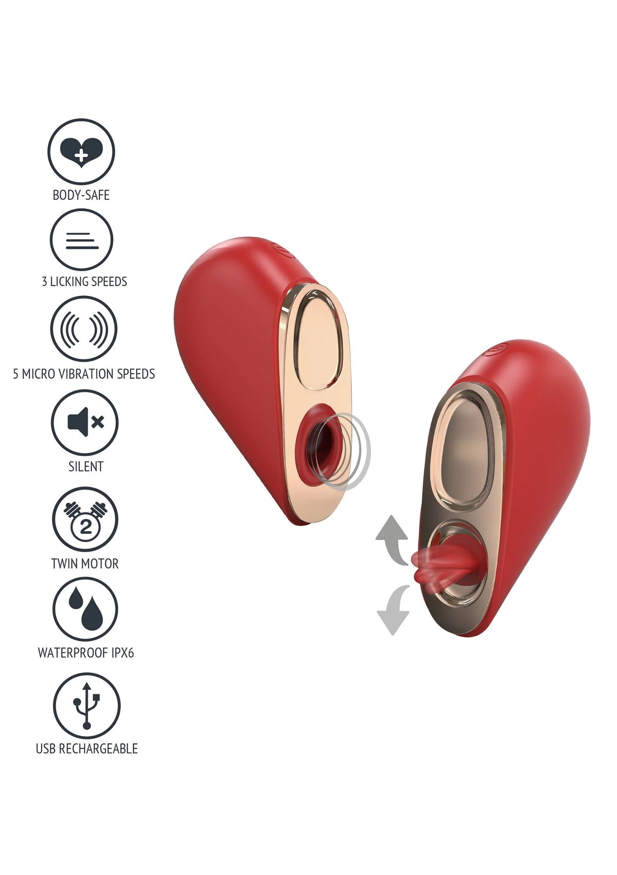 Bestel: Heartbreaker 2 - in - 1 Stimulator by Xocoon - bij Happytoys.nl, happytoys.be, Happytoys.ae: erotische sex webshop | liever Happy dan Easy ⭐⭐⭐⭐⭐
