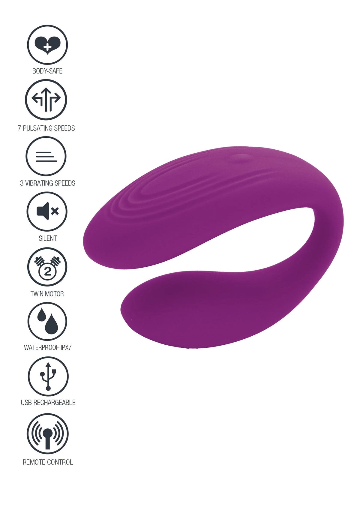 Bestel: Bound Love Couples Vibrator by Xocoon - bij Happytoys.nl, happytoys.be, Happytoys.ae: erotische sex webshop | liever Happy dan Easy âââââ