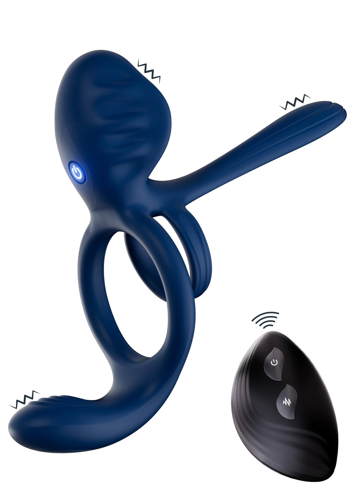 Bestel: Dualdrive Couples Slimline Vibrator Ring by Xocoon - Vibrerende cockring bij Happytoys.nl, happytoys.be, Happytoys.ae: erotische sex webshop | liever Happy dan Easy âââââ - Default Title - 11151 - BLUE