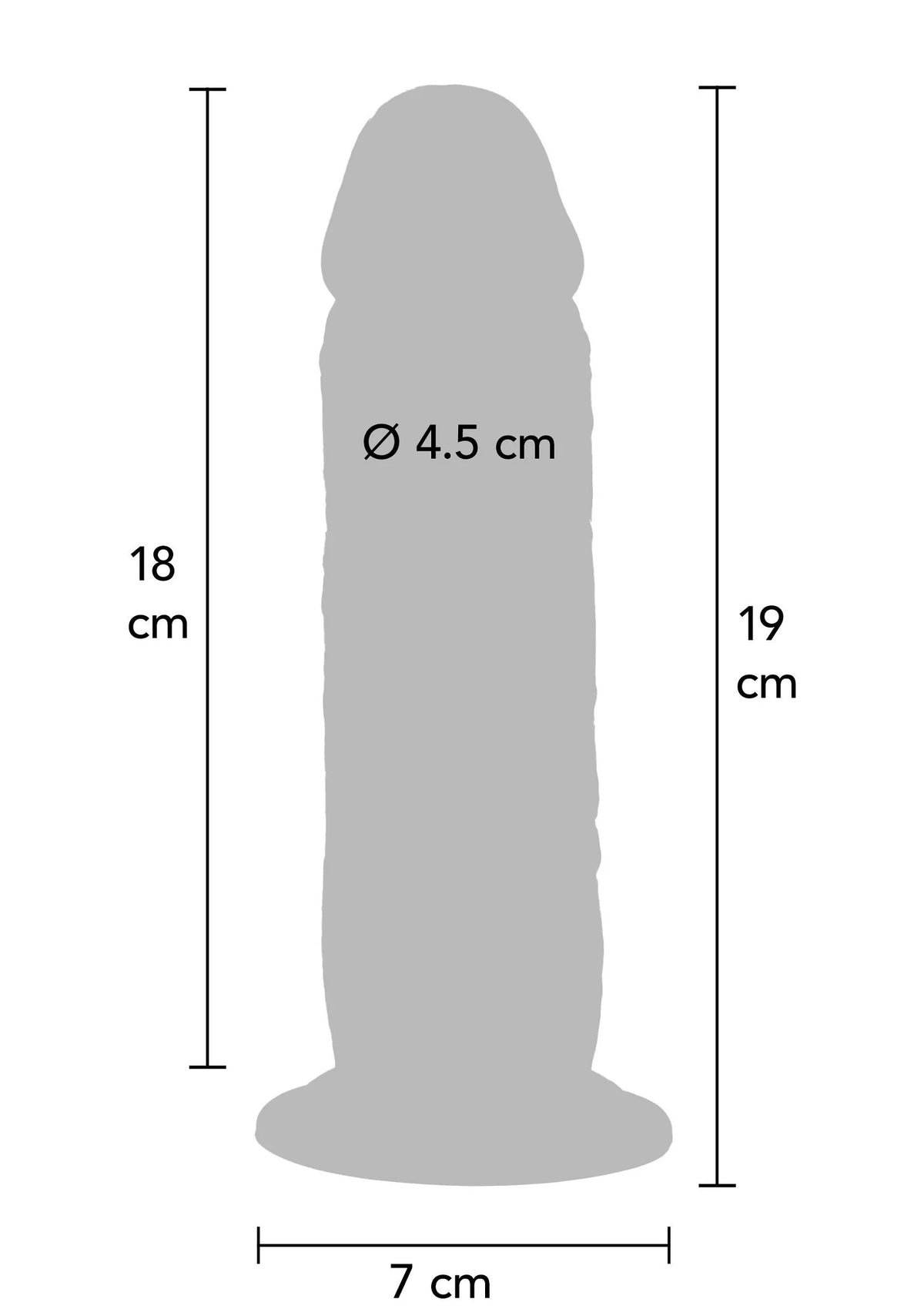 Bestel: Get Real Silicone Foreskin Dong 19 cm by ToyJoy - bij Happytoys.nl, happytoys.be, Happytoys.ae: erotische sex webshop | liever Happy dan Easy ⭐⭐⭐⭐⭐