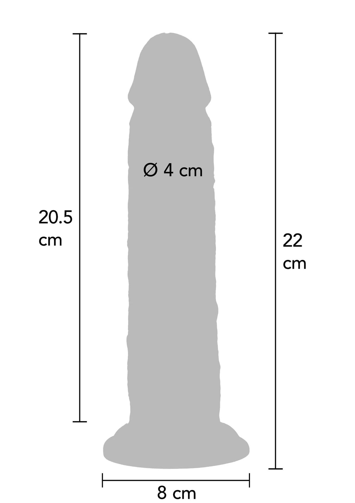 Bestel: Get Real Silicone Foreskin Dong 22 cm by ToyJoy - bij Happytoys.nl, happytoys.be, Happytoys.ae: erotische sex webshop | liever Happy dan Easy âââââ