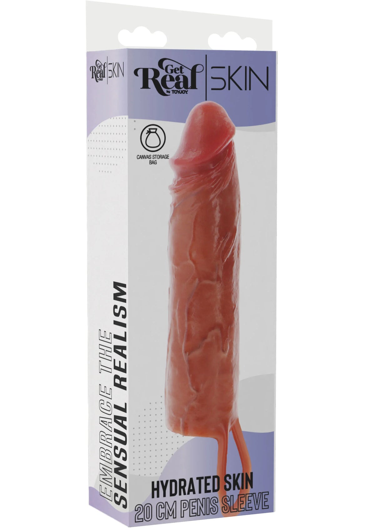Bestel: Hydrated Skin Penis Sleeve Silicone 20 cm - bij Happytoys.nl, happytoys.be, Happytoys.ae: erotische sex webshop | liever Happy dan Easy ⭐⭐⭐⭐⭐