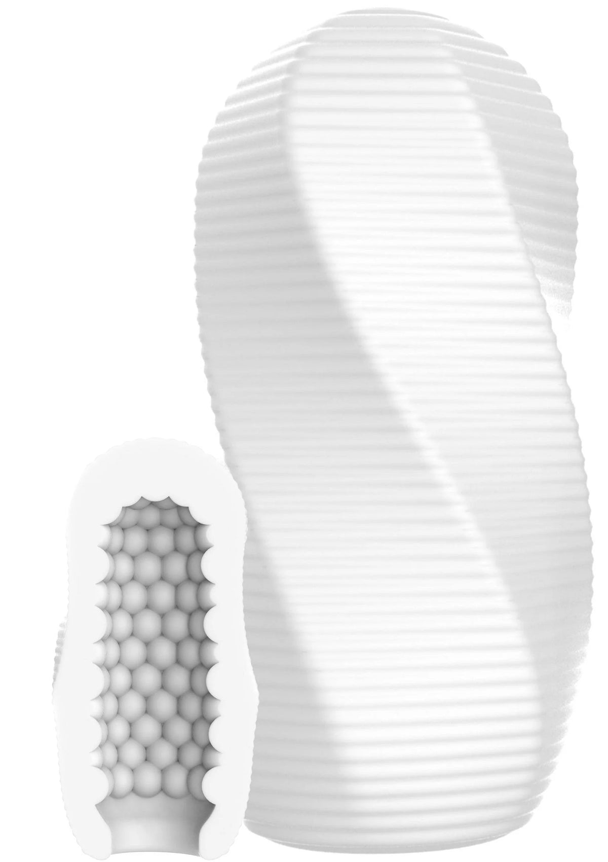 Bestel: Medium Masturbator Swirl by ToyJoy - bij Happytoys.nl, happytoys.be, Happytoys.ae: erotische sex webshop | liever Happy dan Easy âââââ - Default Title - 11307 - WHITE