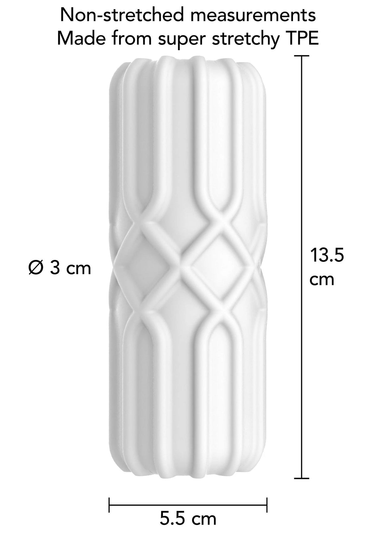 Bestel: Large Masturbator Hexo by ToyJoy - bij Happytoys.nl, happytoys.be, Happytoys.ae: erotische sex webshop | liever Happy dan Easy ⭐⭐⭐⭐⭐