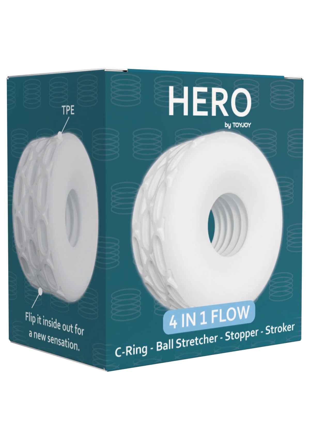 Bestel: 4 - in - 1 Flow Ring by ToyJoy - bij Happytoys.nl, happytoys.be, Happytoys.ae: erotische sex webshop | liever Happy dan Easy âââââ