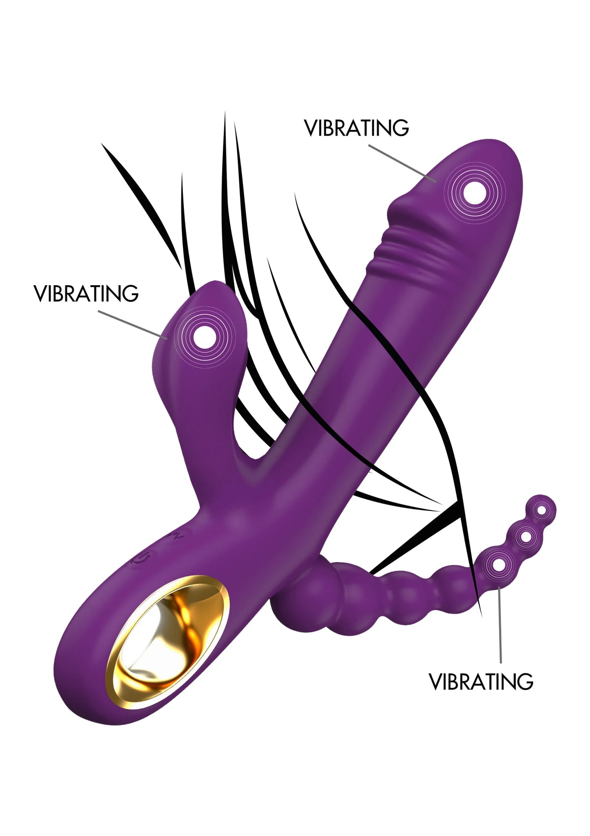Bestel: Caleona Triple Temptation by ToyJoy Designer Edition - bij Happytoys.nl, happytoys.be, Happytoys.ae: erotische sex webshop | liever Happy dan Easy âââââ