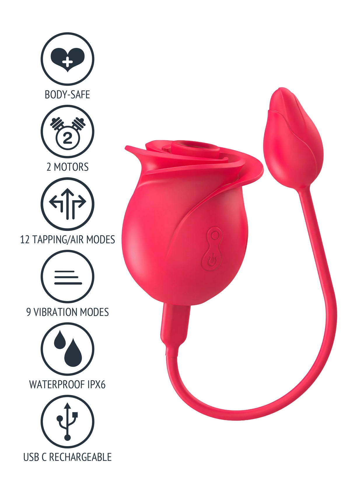 Bestel: Blushing Rose Stimulator by Xocoon - vibrators bij Happytoys.nl, happytoys.be, Happytoys.ae: erotische sex webshop | liever Happy dan Easy âââââ