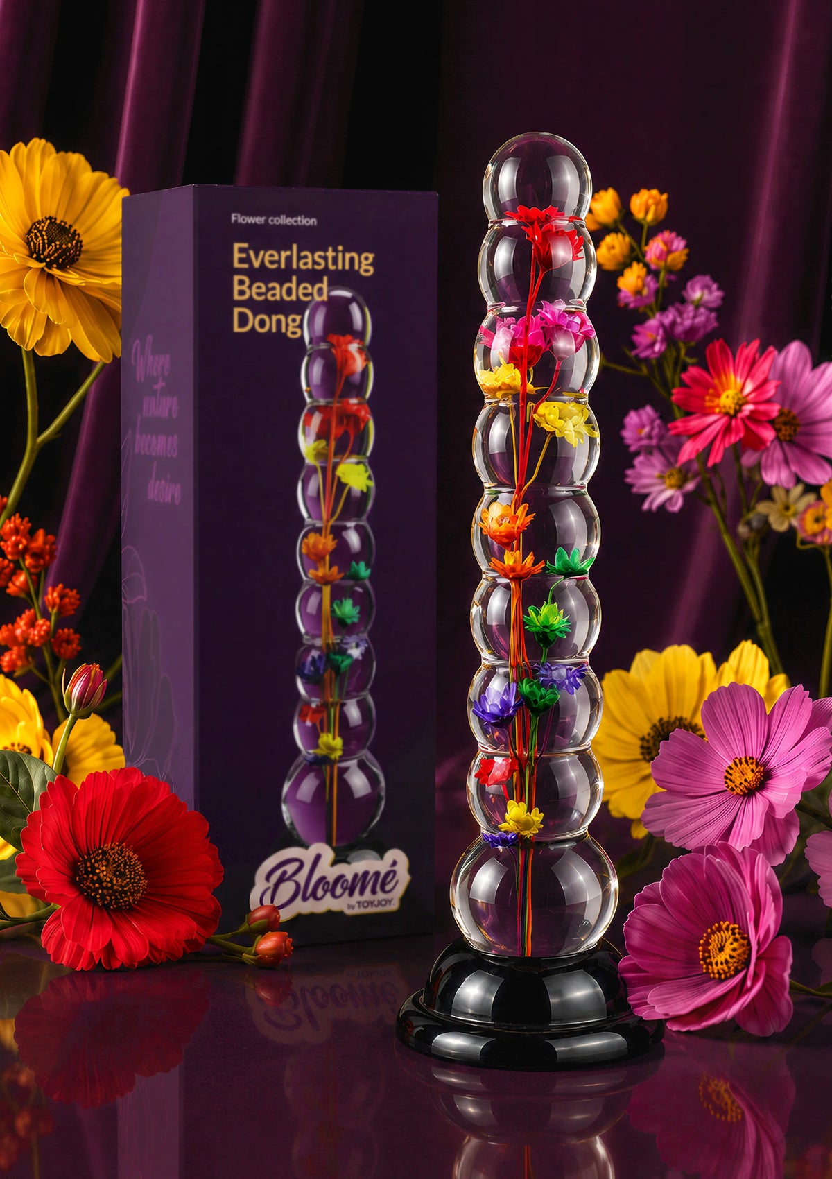 Bestel: Everlasting Bloom Beaded Dong by ToyJoy BloomĂ© - bij Happytoys.nl, happytoys.be, Happytoys.ae: erotische sex webshop | liever Happy dan Easy âââââ