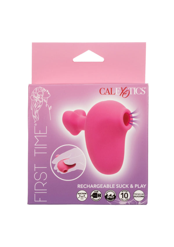 Bestel: Suck & Play Massager VIbrator by CalExotics First Time - bij Happytoys.nl, happytoys.be, Happytoys.ae: erotische sex webshop | liever Happy dan Easy âââââ
