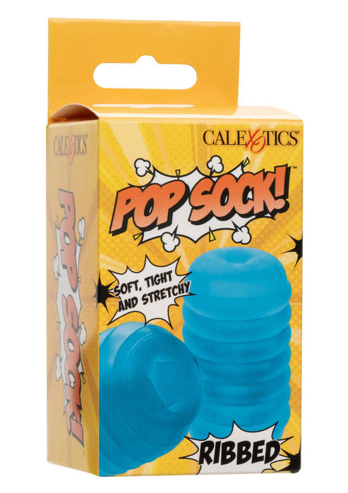 Bestel: Pop Sock Ribbed stroker by CalExotics Pop Socks - bij Happytoys.nl, happytoys.be, Happytoys.ae: erotische sex webshop | liever Happy dan Easy ⭐⭐⭐⭐⭐