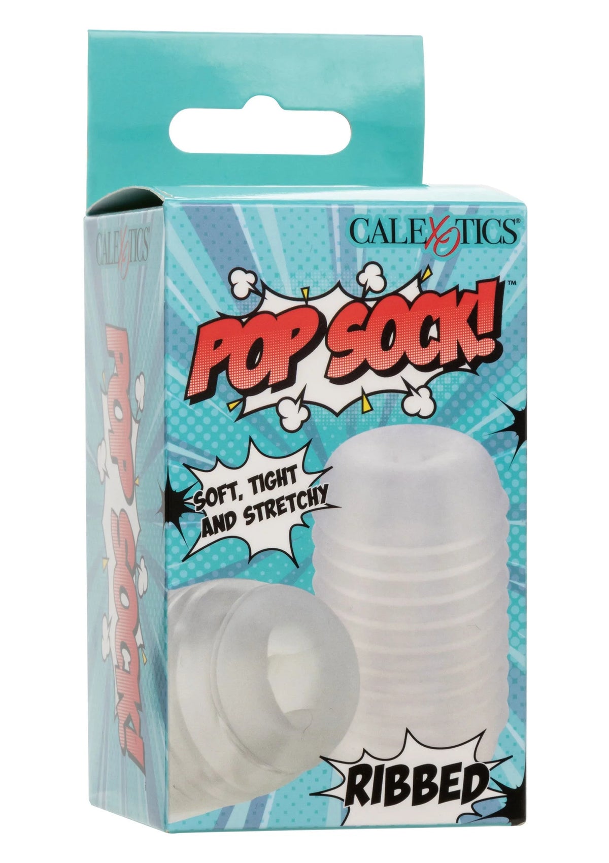 Bestel: Pop Sock Ribbed stroker by CalExotics Pop Socks - bij Happytoys.nl, happytoys.be, Happytoys.ae: erotische sex webshop | liever Happy dan Easy ⭐⭐⭐⭐⭐